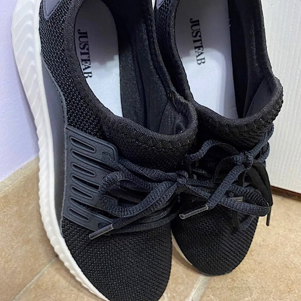 Black sneakers